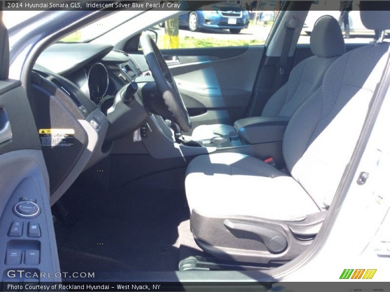 Iridescent Silver Blue Pearl / Gray 2014 Hyundai Sonata GLS