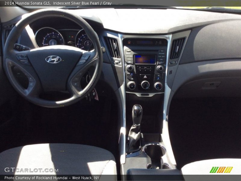 Iridescent Silver Blue Pearl / Gray 2014 Hyundai Sonata GLS