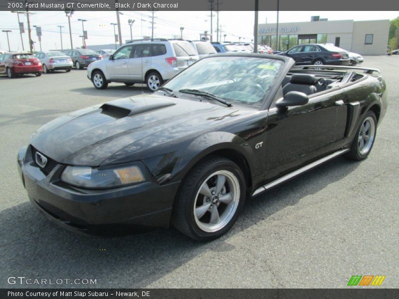 Black / Dark Charcoal 2002 Ford Mustang GT Convertible