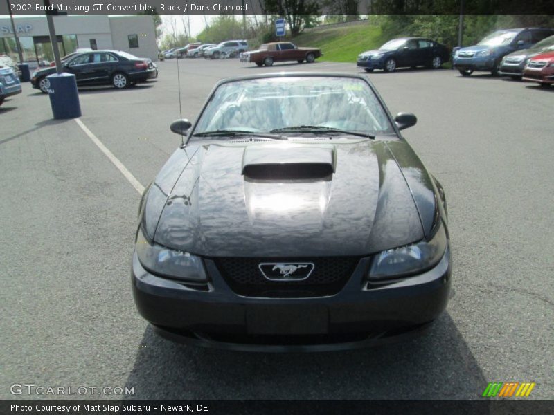 Black / Dark Charcoal 2002 Ford Mustang GT Convertible