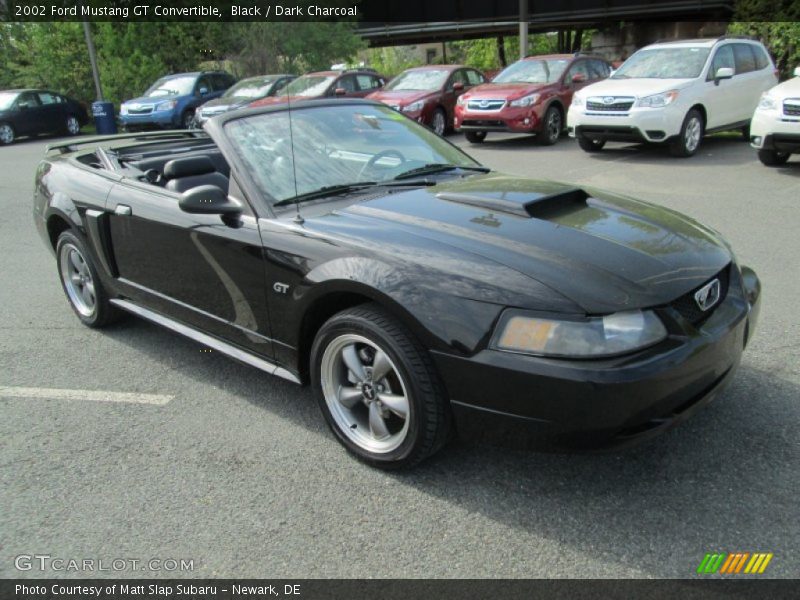 Front 3/4 View of 2002 Mustang GT Convertible