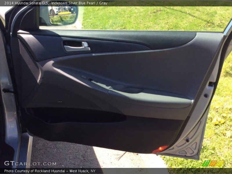 Iridescent Silver Blue Pearl / Gray 2014 Hyundai Sonata GLS