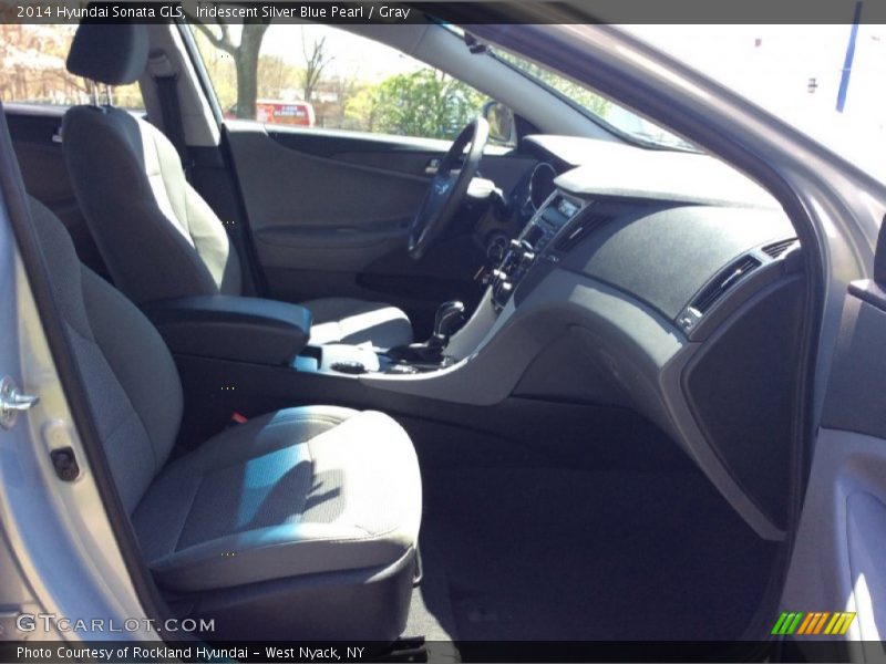 Iridescent Silver Blue Pearl / Gray 2014 Hyundai Sonata GLS