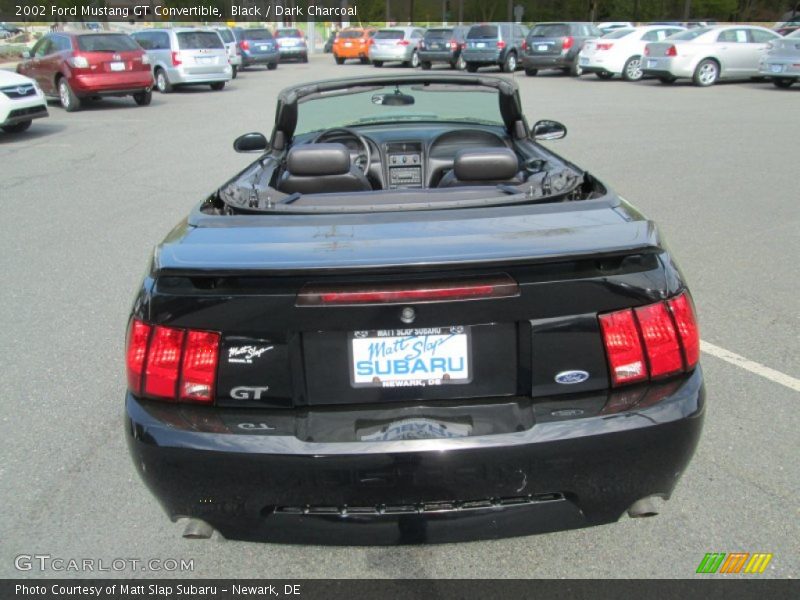 Black / Dark Charcoal 2002 Ford Mustang GT Convertible