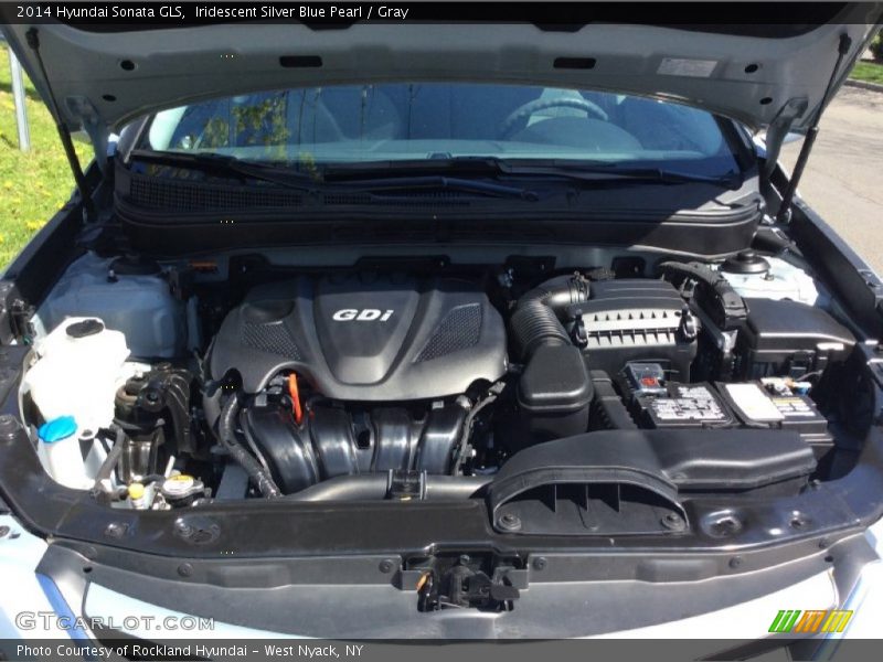Iridescent Silver Blue Pearl / Gray 2014 Hyundai Sonata GLS
