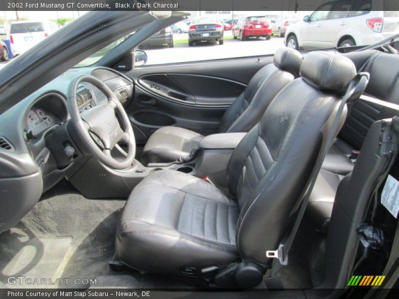 Black / Dark Charcoal 2002 Ford Mustang GT Convertible