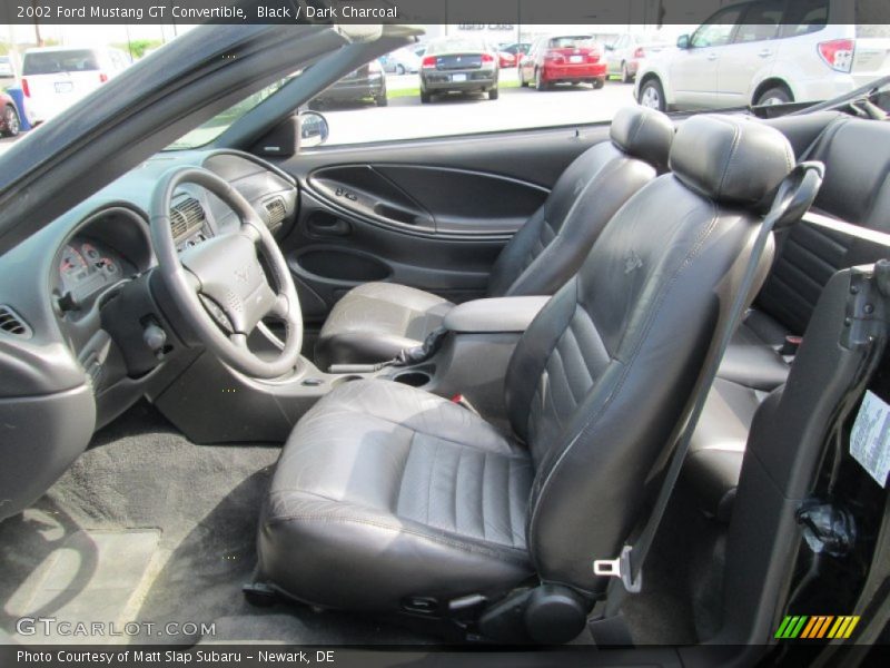 Black / Dark Charcoal 2002 Ford Mustang GT Convertible