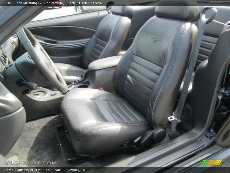 Black / Dark Charcoal 2002 Ford Mustang GT Convertible
