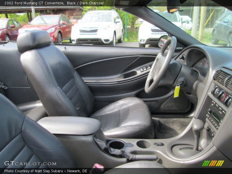 Black / Dark Charcoal 2002 Ford Mustang GT Convertible