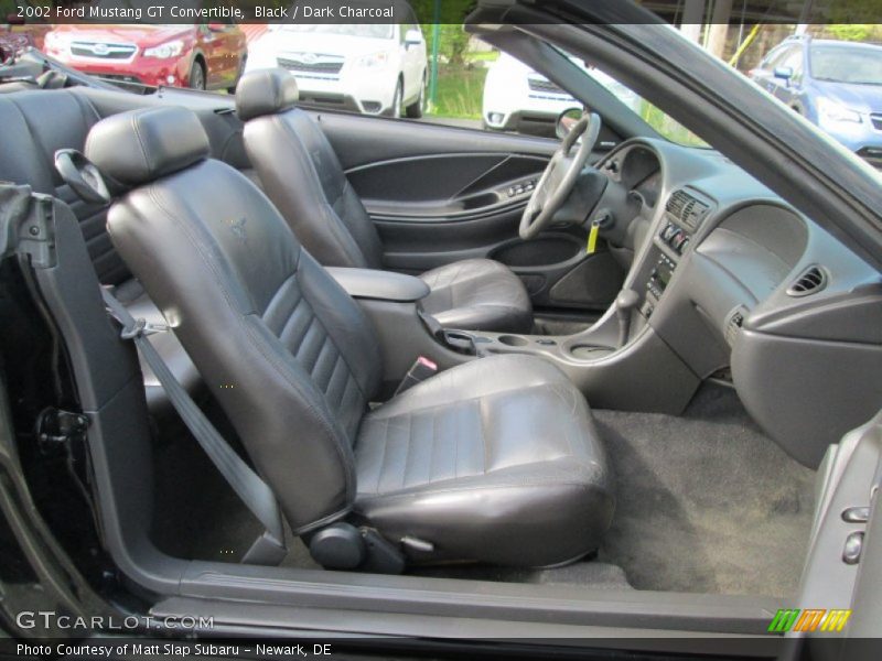 Black / Dark Charcoal 2002 Ford Mustang GT Convertible