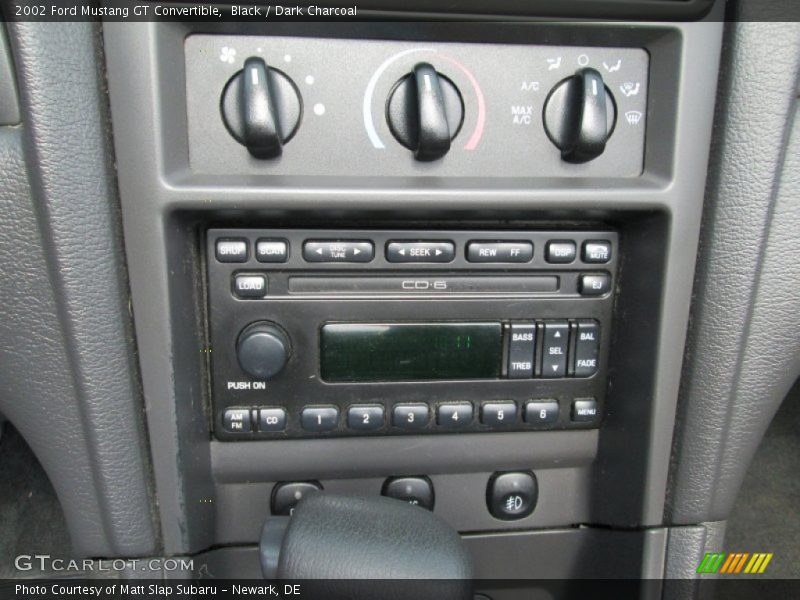 Black / Dark Charcoal 2002 Ford Mustang GT Convertible