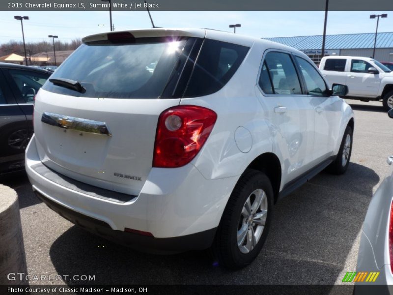 Summit White / Jet Black 2015 Chevrolet Equinox LS