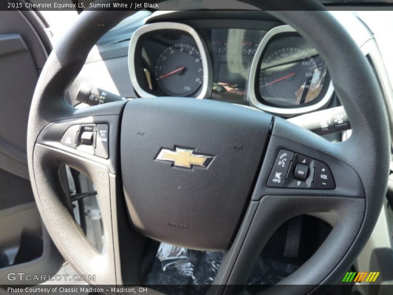 Summit White / Jet Black 2015 Chevrolet Equinox LS