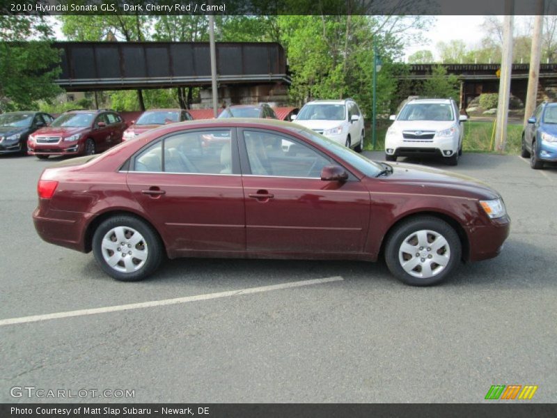 Dark Cherry Red / Camel 2010 Hyundai Sonata GLS