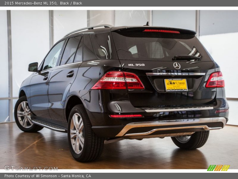 Black / Black 2015 Mercedes-Benz ML 350