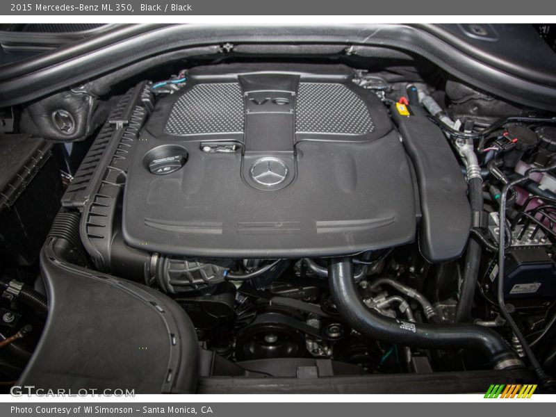 Black / Black 2015 Mercedes-Benz ML 350