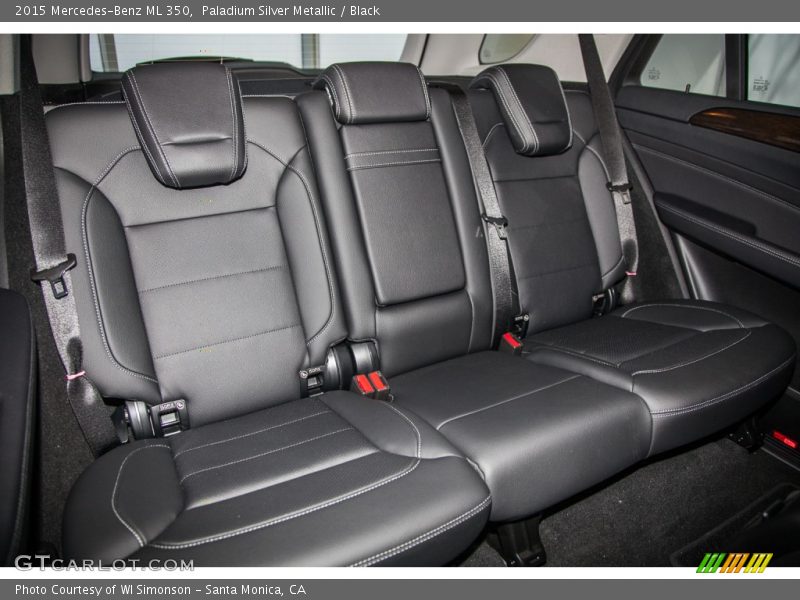 Paladium Silver Metallic / Black 2015 Mercedes-Benz ML 350