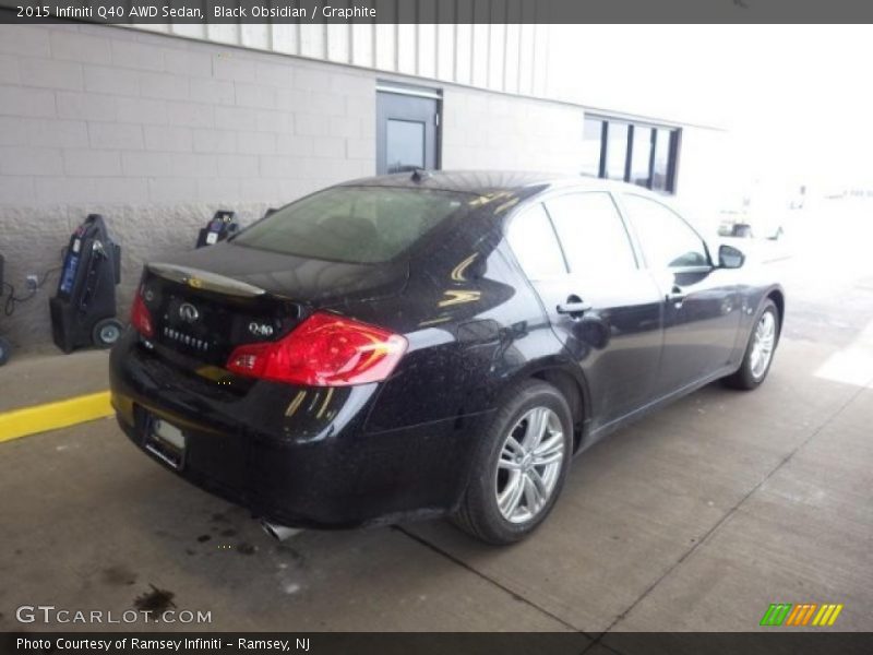 Black Obsidian / Graphite 2015 Infiniti Q40 AWD Sedan