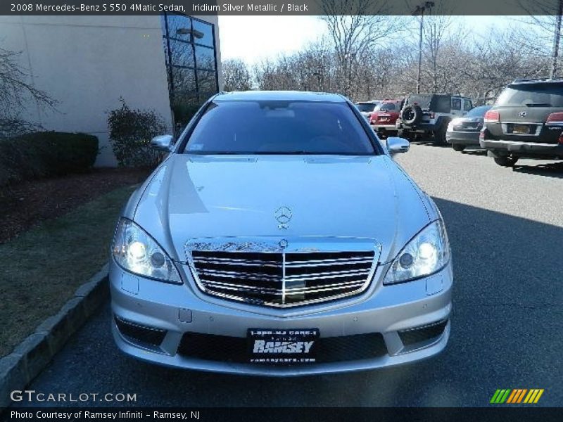 Iridium Silver Metallic / Black 2008 Mercedes-Benz S 550 4Matic Sedan
