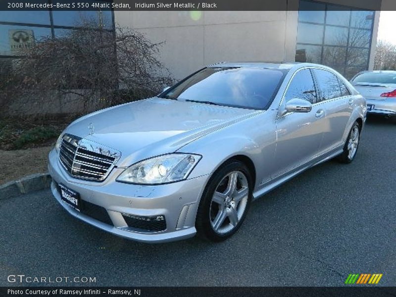 Iridium Silver Metallic / Black 2008 Mercedes-Benz S 550 4Matic Sedan