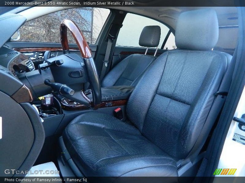 Iridium Silver Metallic / Black 2008 Mercedes-Benz S 550 4Matic Sedan