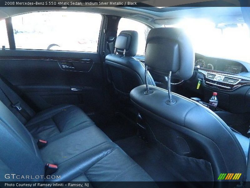 Iridium Silver Metallic / Black 2008 Mercedes-Benz S 550 4Matic Sedan