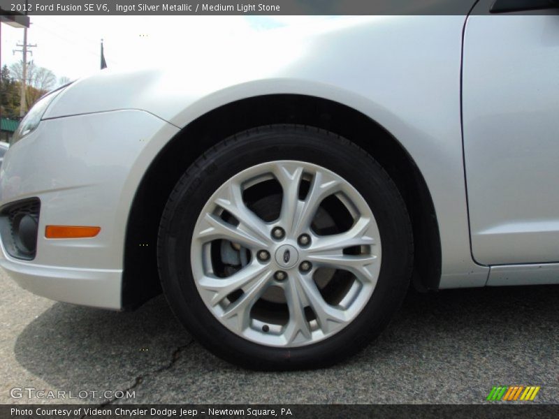 Ingot Silver Metallic / Medium Light Stone 2012 Ford Fusion SE V6