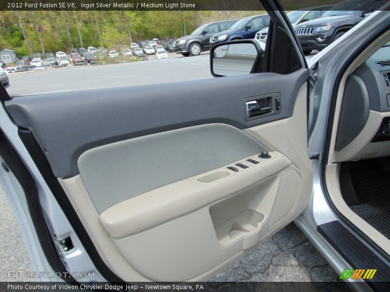Ingot Silver Metallic / Medium Light Stone 2012 Ford Fusion SE V6