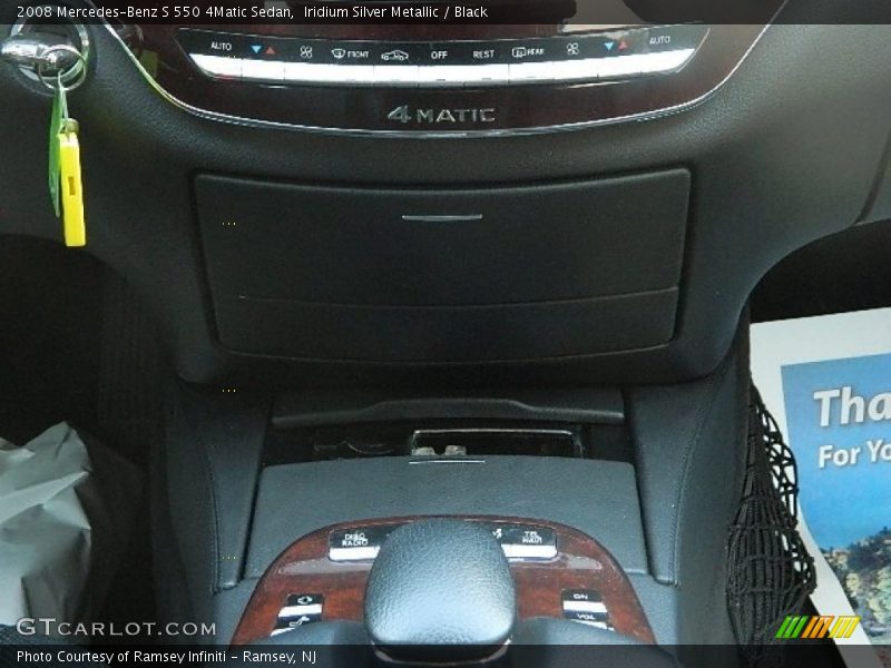 Iridium Silver Metallic / Black 2008 Mercedes-Benz S 550 4Matic Sedan