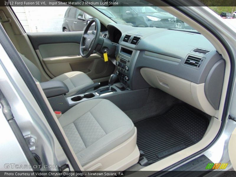 Ingot Silver Metallic / Medium Light Stone 2012 Ford Fusion SE V6