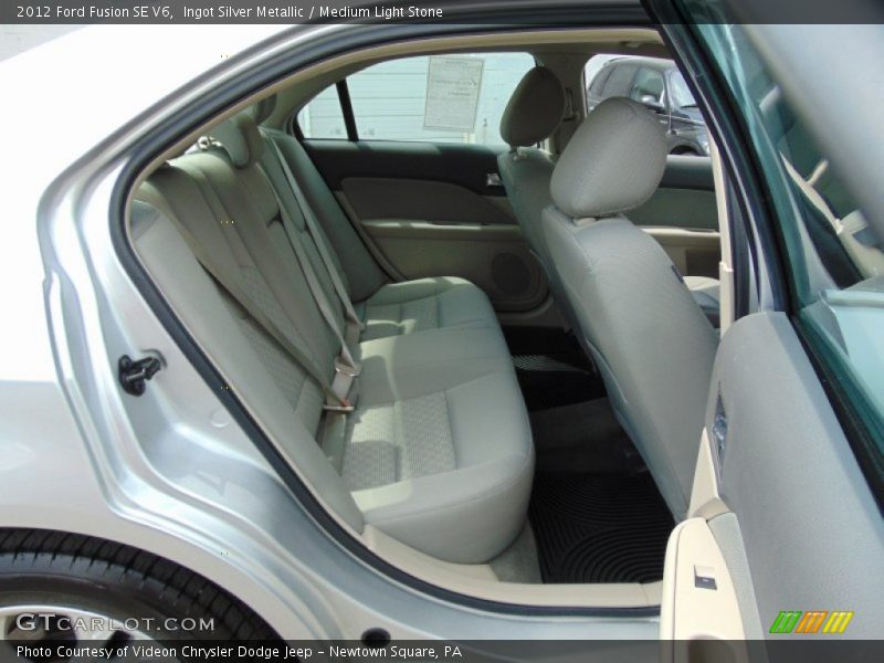Ingot Silver Metallic / Medium Light Stone 2012 Ford Fusion SE V6