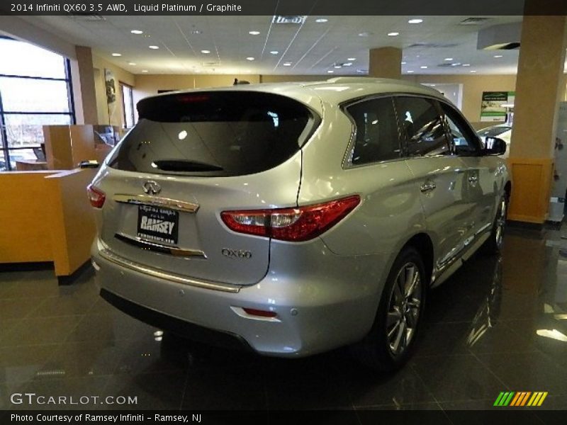 Liquid Platinum / Graphite 2014 Infiniti QX60 3.5 AWD