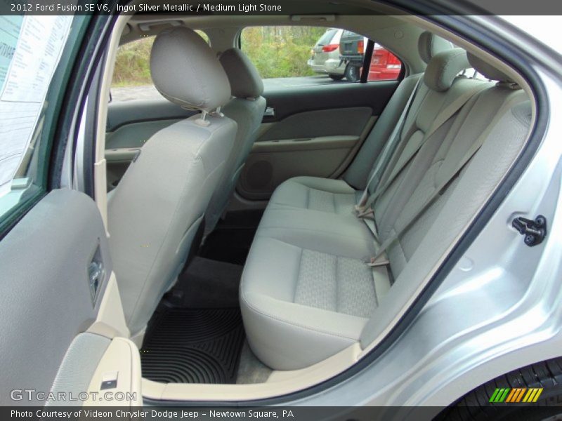 Ingot Silver Metallic / Medium Light Stone 2012 Ford Fusion SE V6