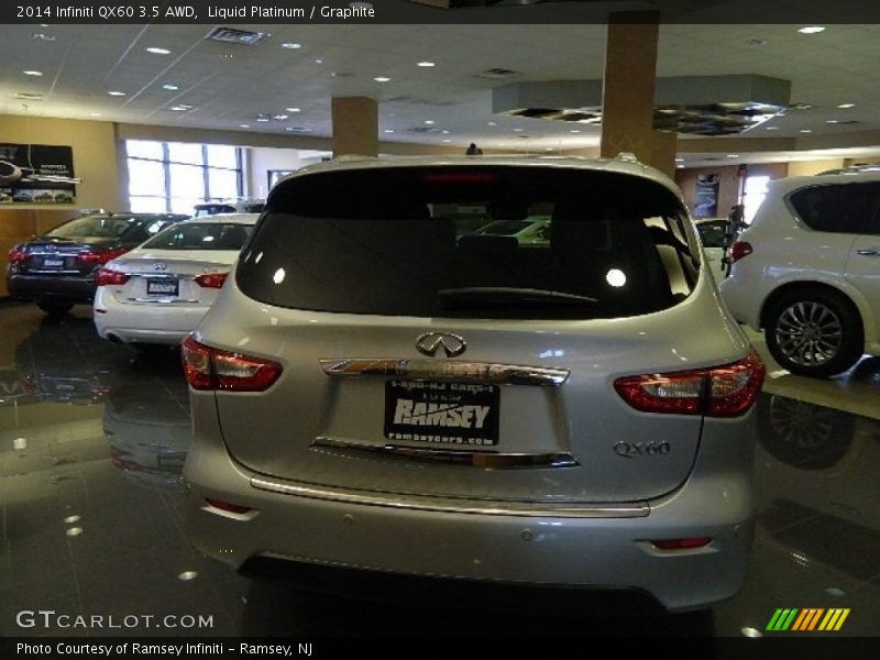 Liquid Platinum / Graphite 2014 Infiniti QX60 3.5 AWD