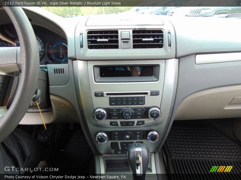 Ingot Silver Metallic / Medium Light Stone 2012 Ford Fusion SE V6