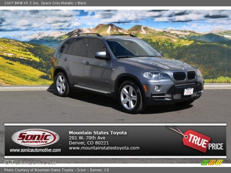 Space Grey Metallic / Black 2007 BMW X5 3.0si