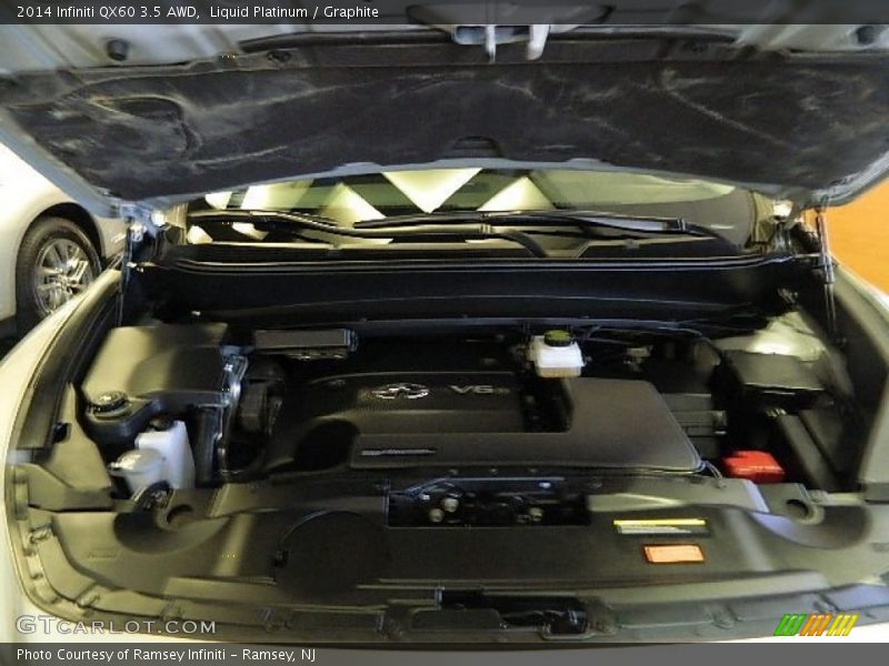 Liquid Platinum / Graphite 2014 Infiniti QX60 3.5 AWD