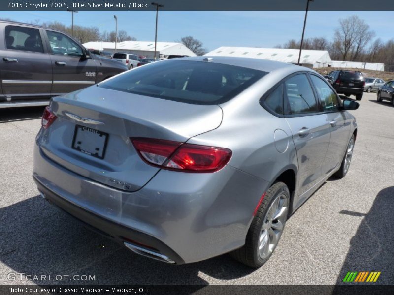 Billet Silver Metallic / Black 2015 Chrysler 200 S