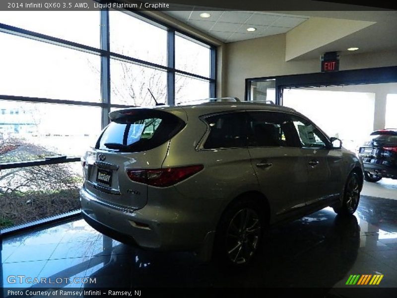 Liquid Platinum / Graphite 2014 Infiniti QX60 3.5 AWD
