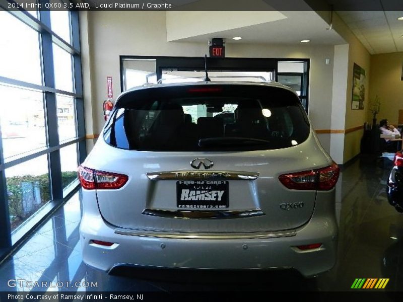 Liquid Platinum / Graphite 2014 Infiniti QX60 3.5 AWD