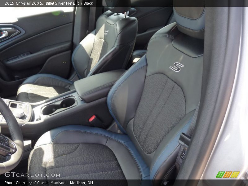 Billet Silver Metallic / Black 2015 Chrysler 200 S