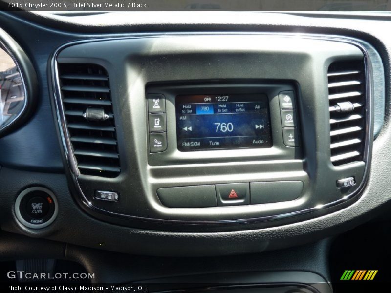 Billet Silver Metallic / Black 2015 Chrysler 200 S