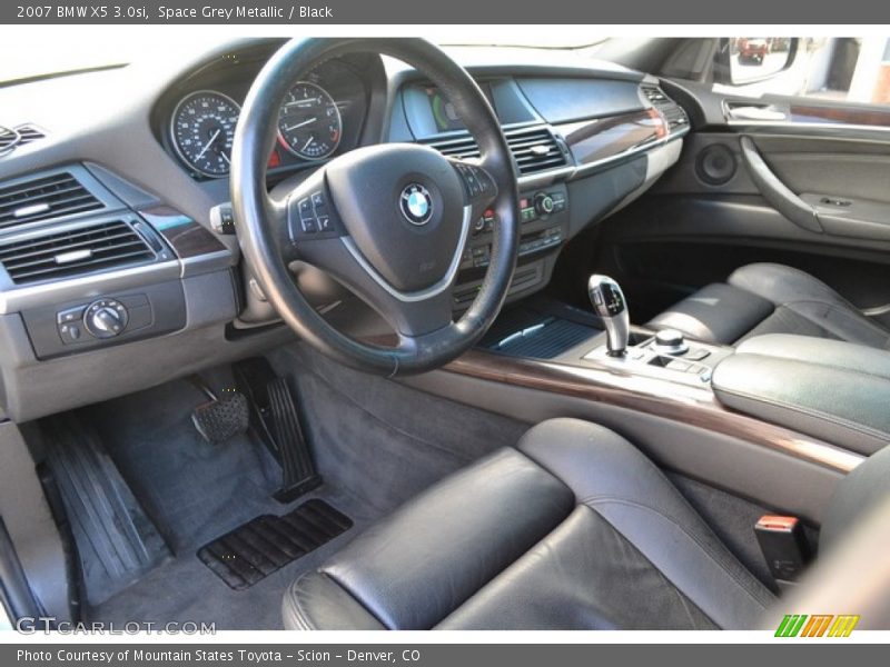 Space Grey Metallic / Black 2007 BMW X5 3.0si