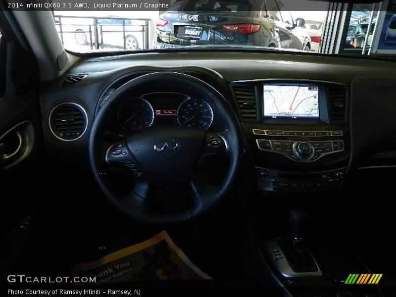 Liquid Platinum / Graphite 2014 Infiniti QX60 3.5 AWD