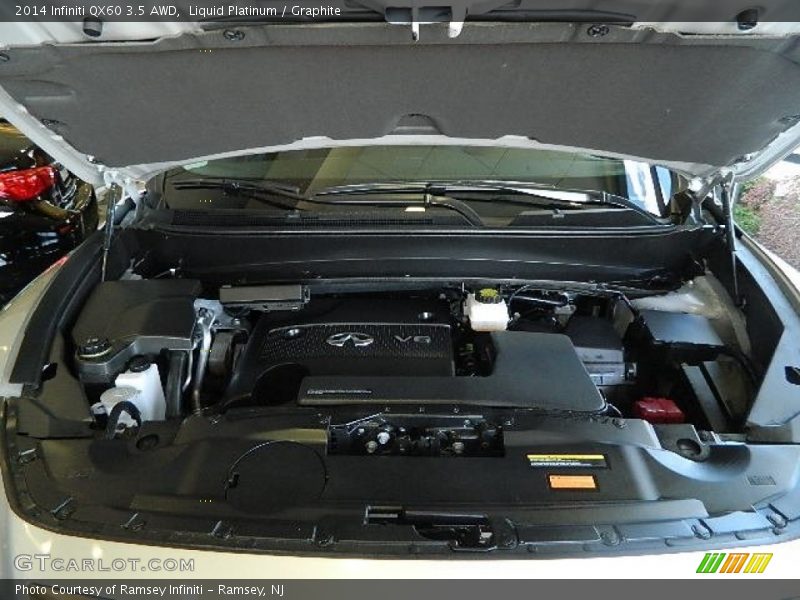 Liquid Platinum / Graphite 2014 Infiniti QX60 3.5 AWD
