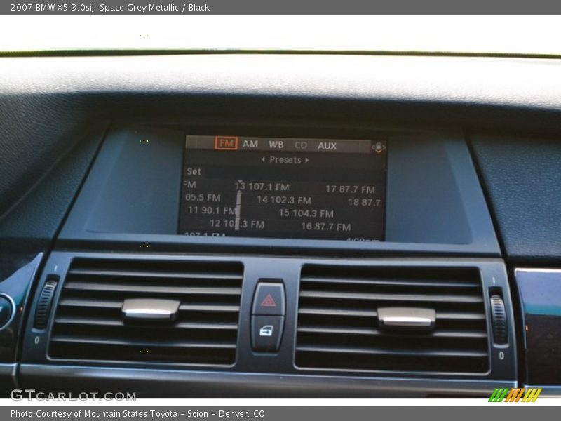 Space Grey Metallic / Black 2007 BMW X5 3.0si