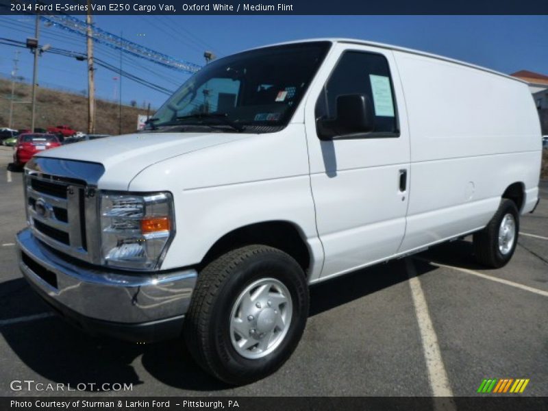 Oxford White / Medium Flint 2014 Ford E-Series Van E250 Cargo Van