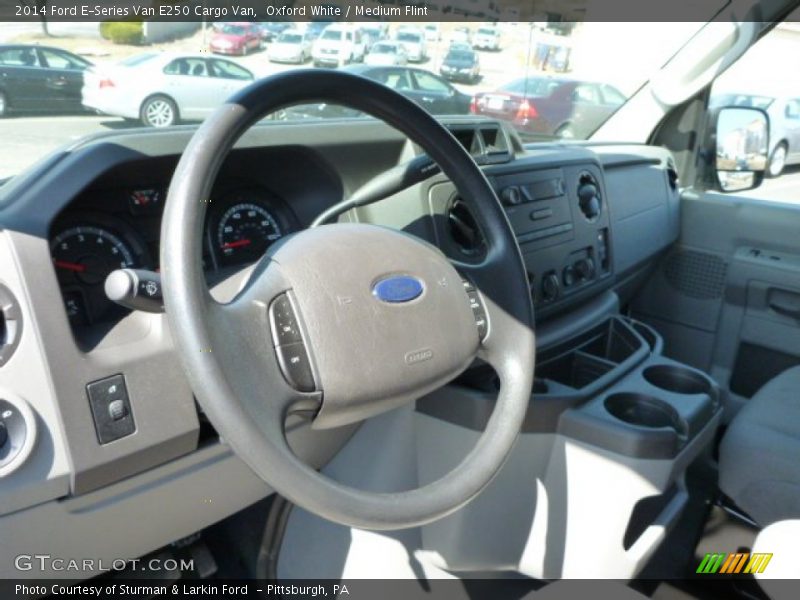 Oxford White / Medium Flint 2014 Ford E-Series Van E250 Cargo Van