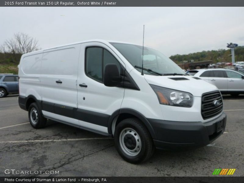 Oxford White / Pewter 2015 Ford Transit Van 150 LR Regular