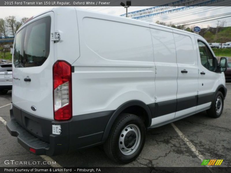 Oxford White / Pewter 2015 Ford Transit Van 150 LR Regular